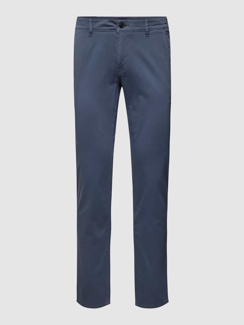 Boss Orange Slim fit chino met labeldetail, model 'Schino'