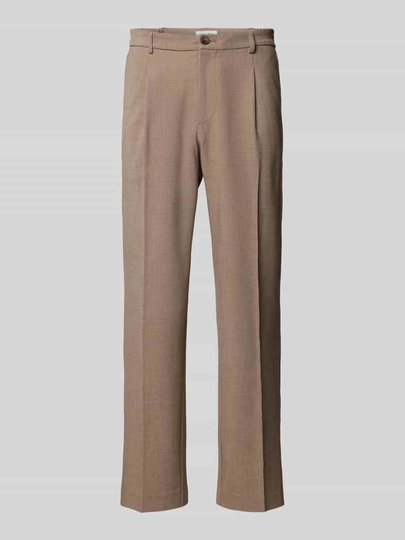 casual friday Regular fit broek met Franse steekzakken