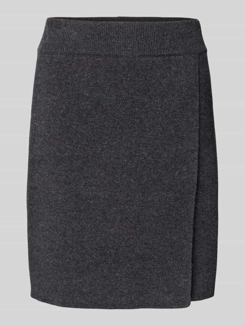 ARMEDANGELS Uitlopende minirok van katoenmix met wol model 'DARLAA'