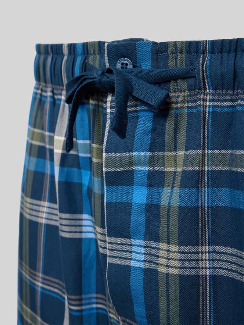 Schiesser Regular fit korte pyjamabroek met elastische band