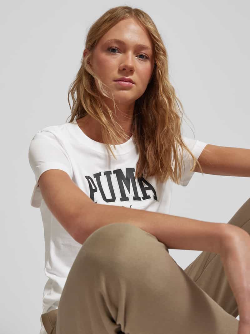 Puma T-shirt met labelprint