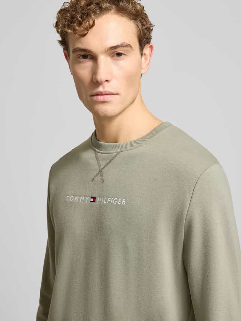 Tommy Hilfiger Regular fit sweatshirt van katoenmix