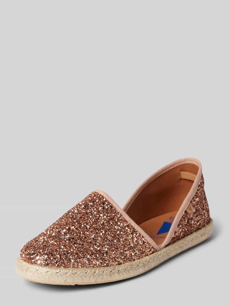 Espadryle z cekinowym obszyciem na całej powierzchni model ‘CARMEN’