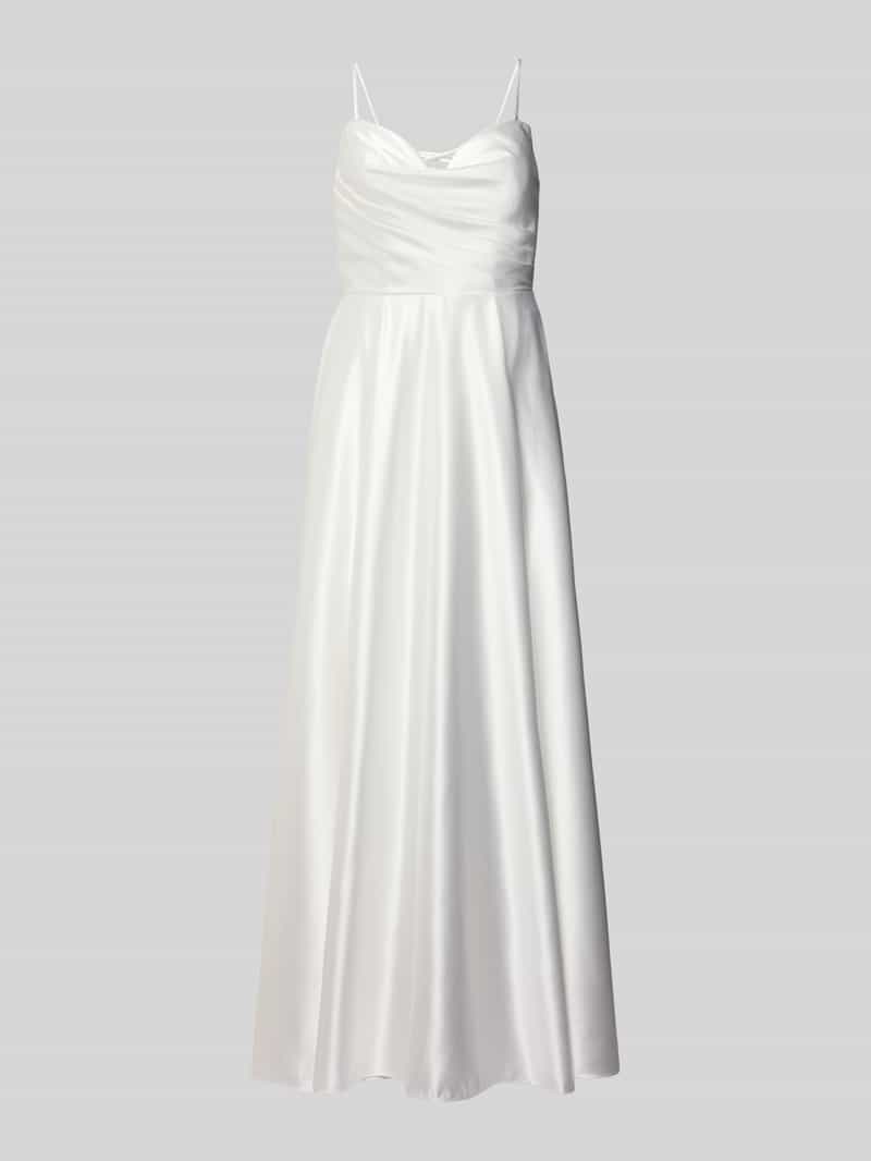 Laona Regular fit avondjurk met vetersluiting