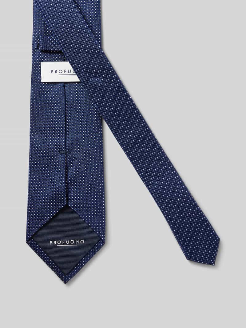 Profuomo Stropdas met labeldetail