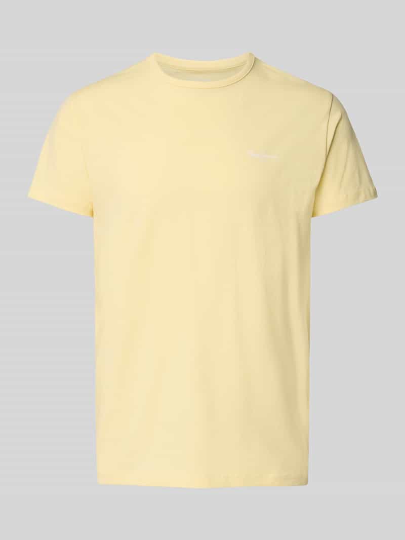 Pepe Jeans Slim fit T-shirt van katoenmix