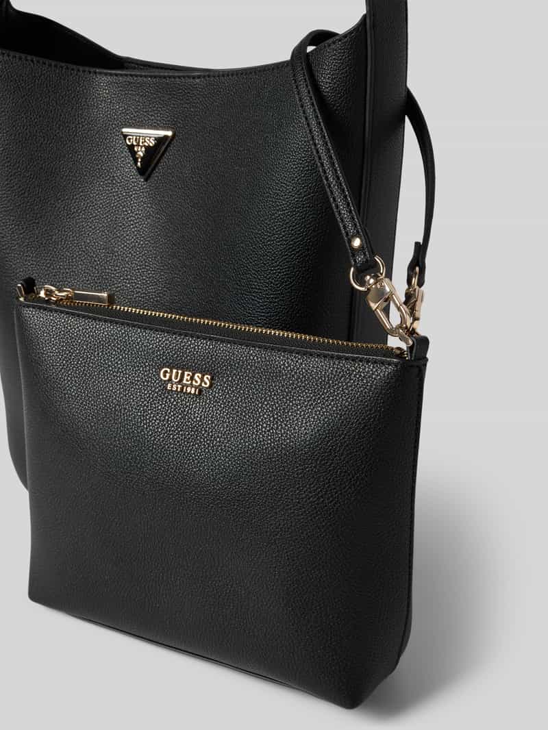 Guess Tote bag met labeldetail
