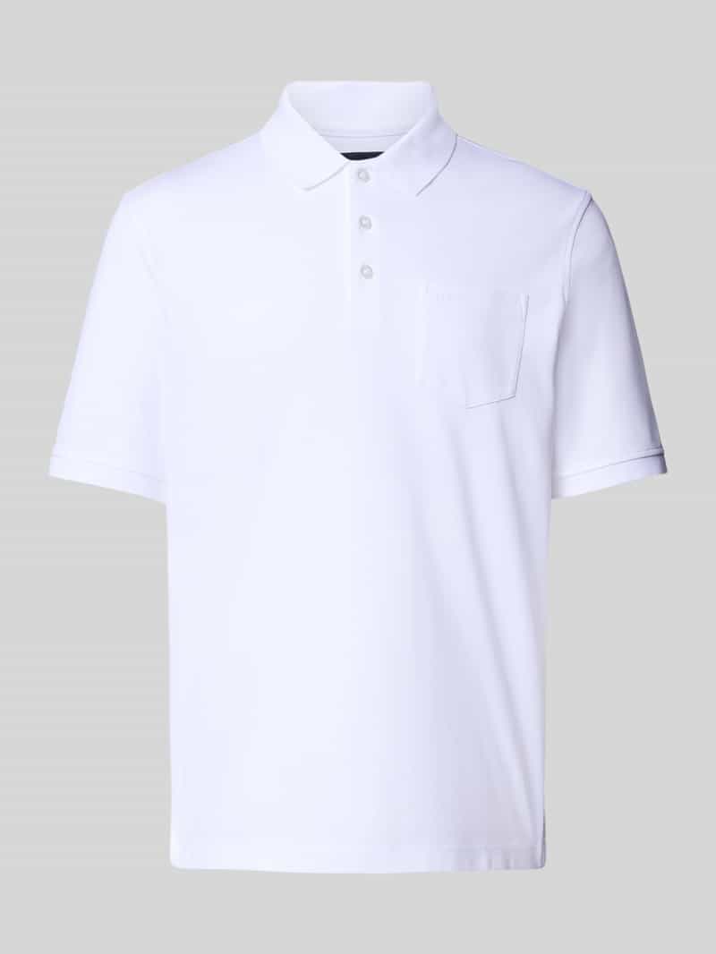 Bugatti Poloshirt met borstzak