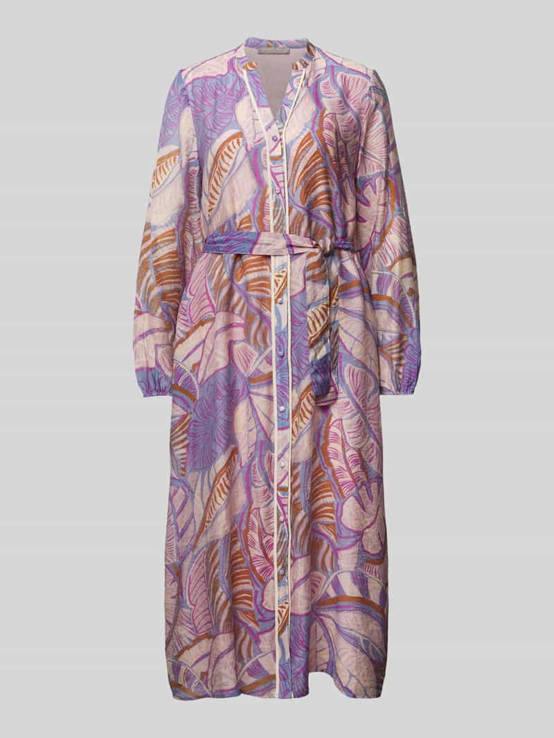 Christian Berg Woman Selection Midi-jurk met V-hals
