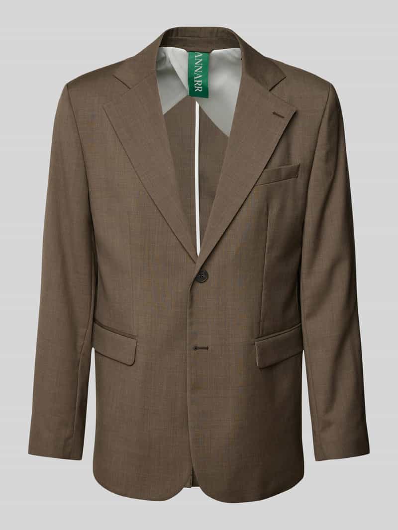 Regular fit 2-knoops colbert met klepzakken, model 'TOKI'