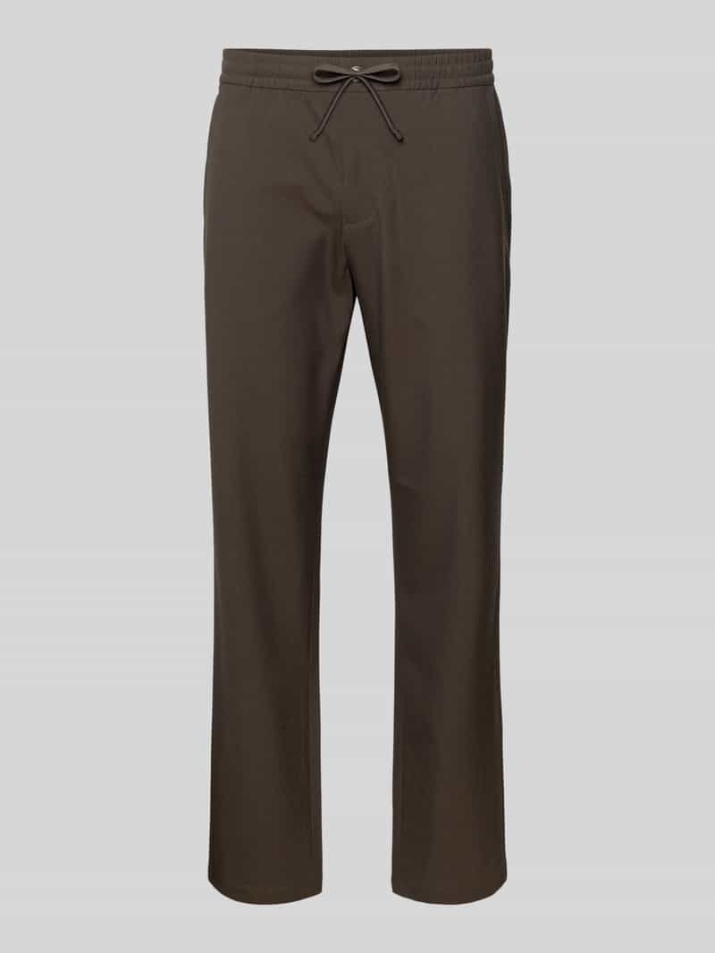 Regular fit stoffen broek Met viscose Model 'Robert'