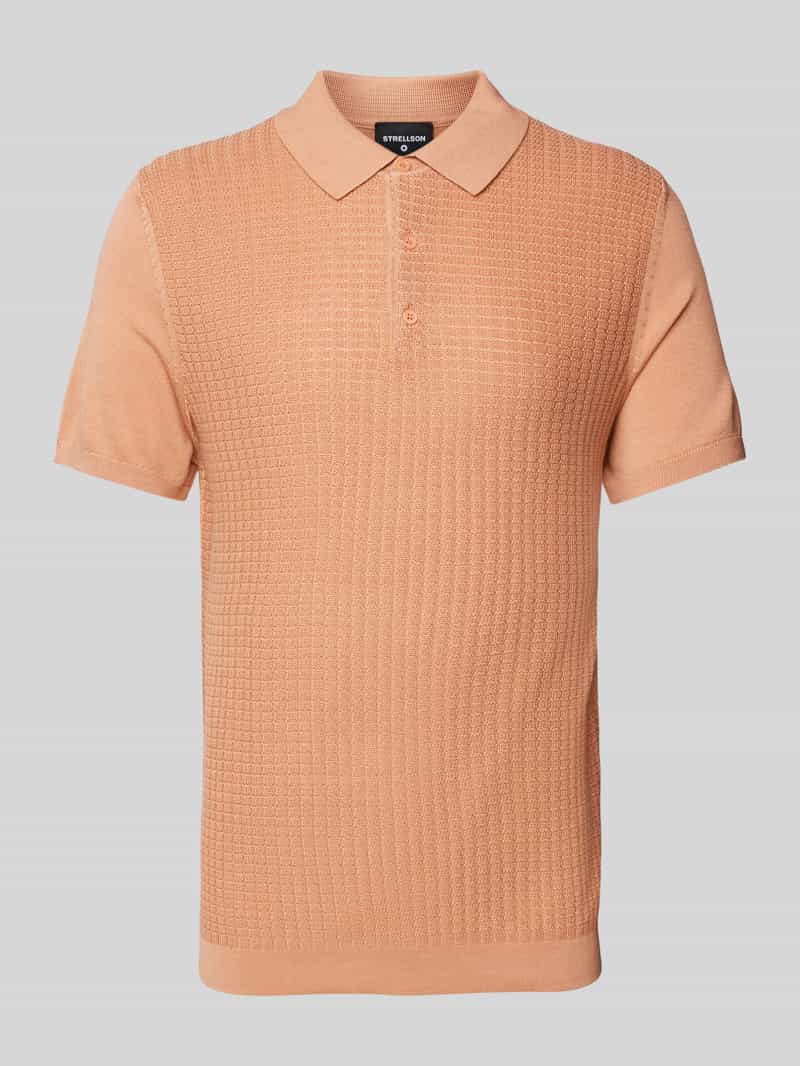 Strellson Poloshirt met korte knoopsluiting model 'Adrian'