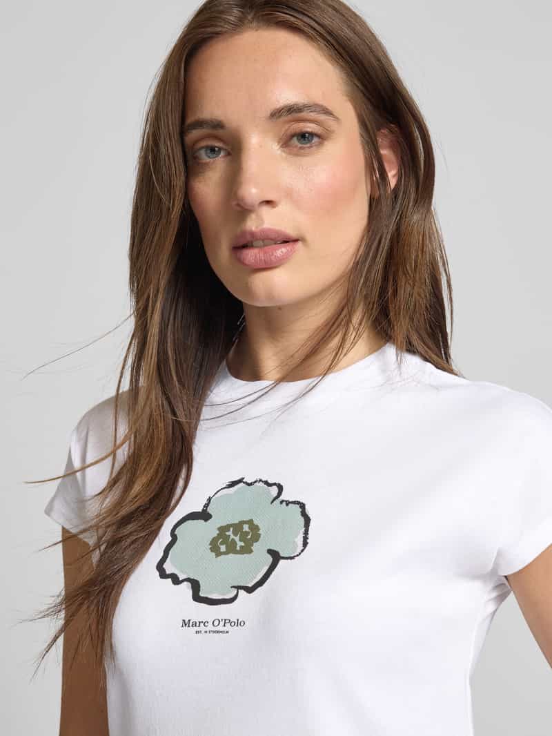 Marc O'Polo Regular fit T-shirt van puur katoen