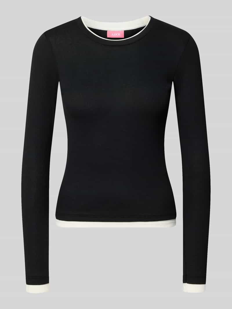 JJXX Shirt met lange mouwen met ronde hals model 'HENNA'