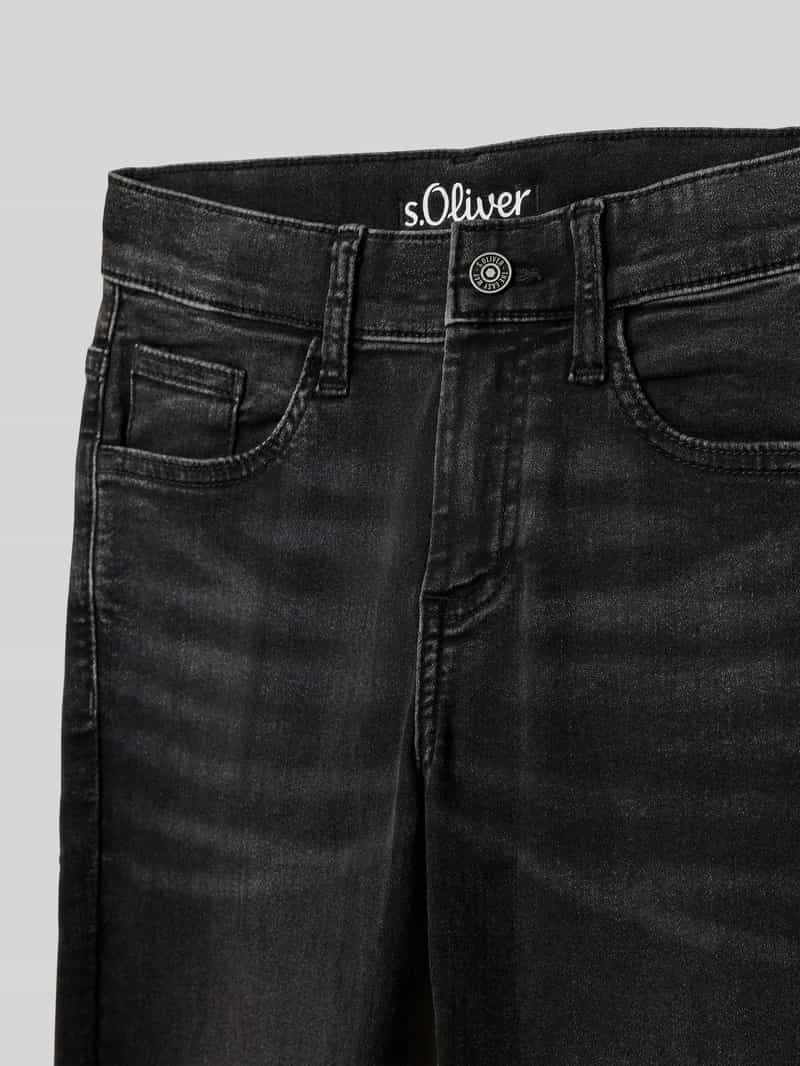 s.Oliver RED LABEL Slim fit jeans van katoenmix