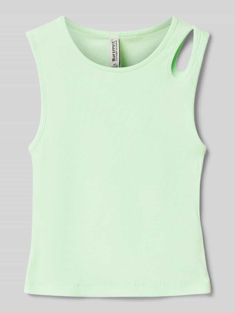 Blue Effect Tanktop met cut-out