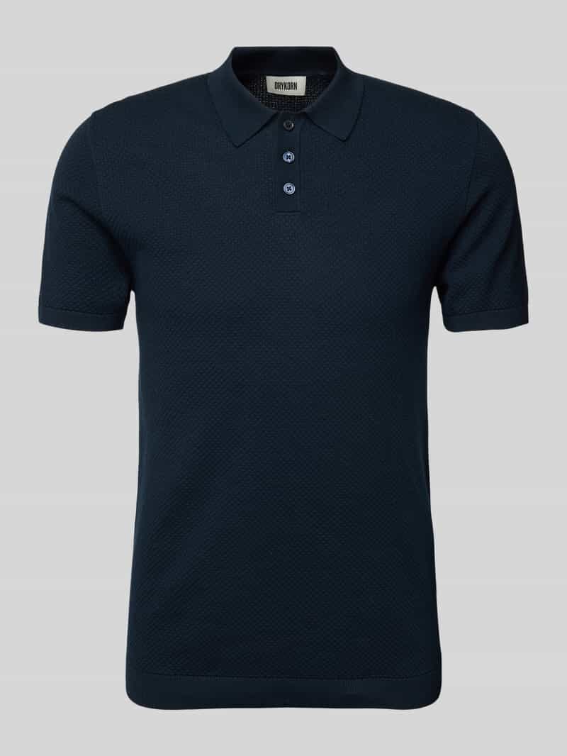 drykorn Slim fit poloshirt met structuurmotief model 'TRITON'