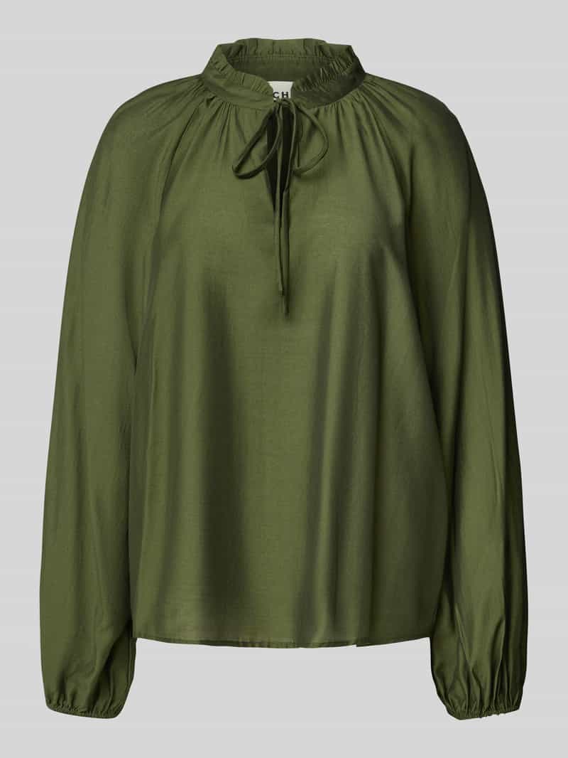 Ichi Regular fit blouse met druppelvormige hals model 'KARLANI'