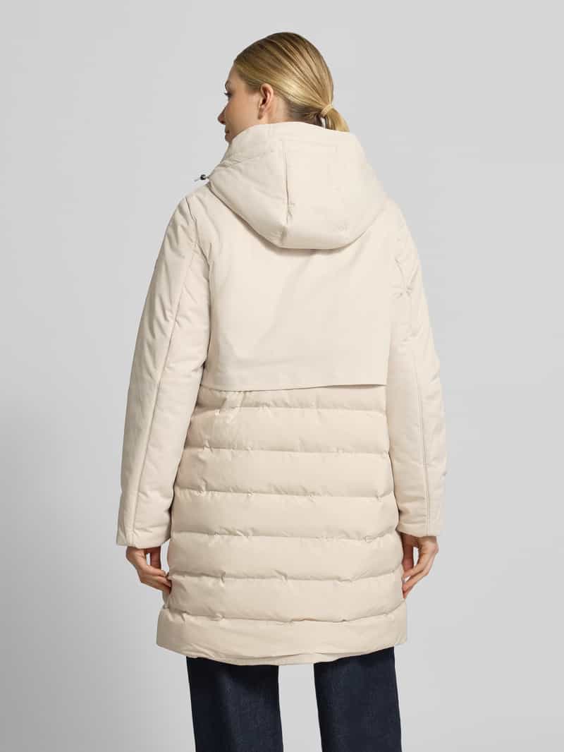 camel active Regular fit gewatteerde mantel met steekzakken