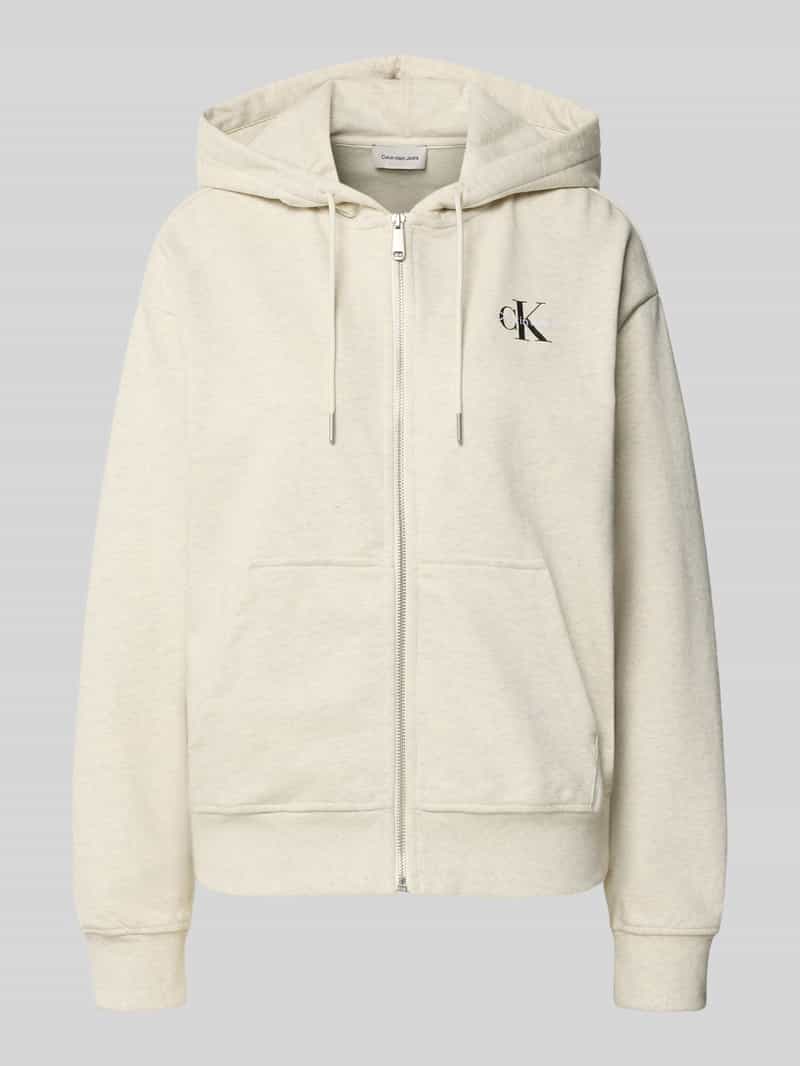 Calvin Klein Jeans Sweatjack met labelprint