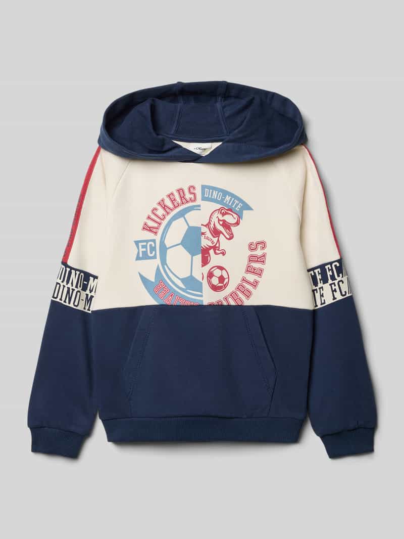 s.Oliver RED LABEL Regular fit hoodie van katoenmix
