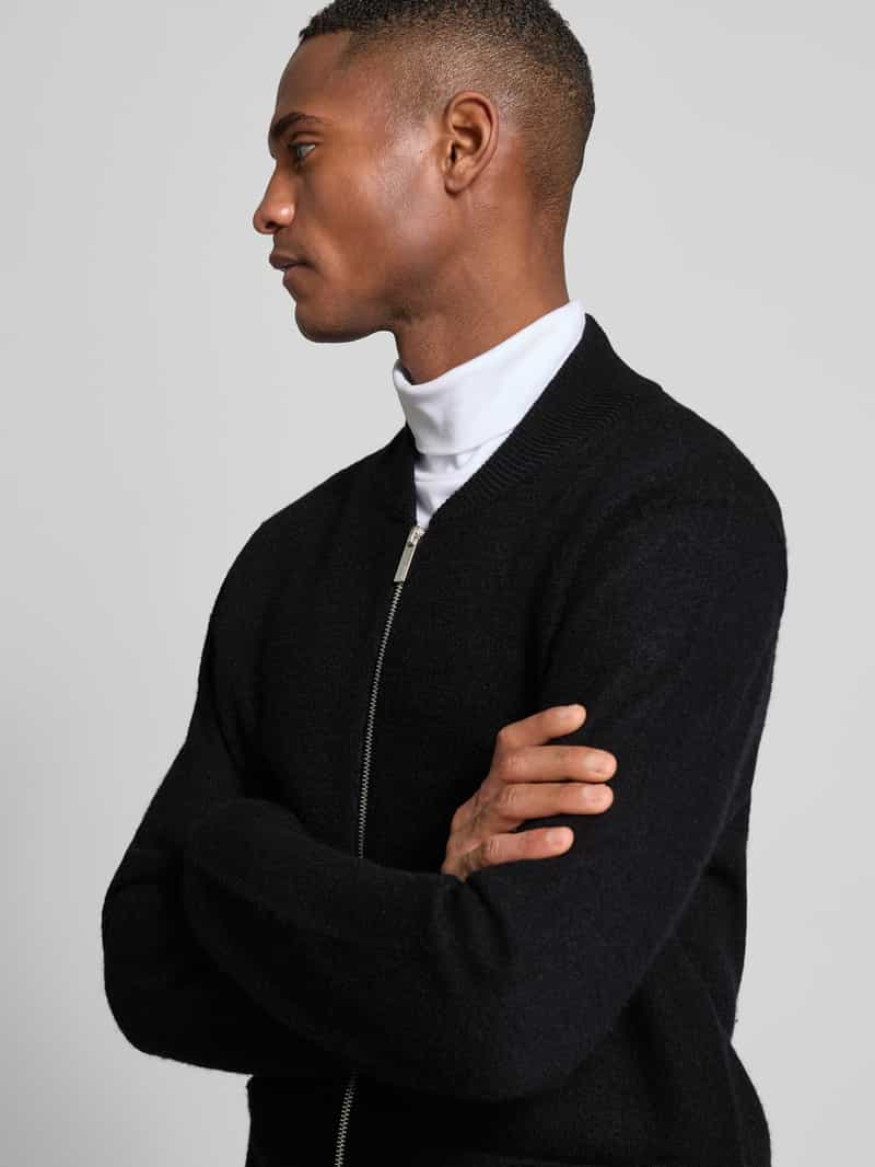Selected Homme Cardigan met tweewegsritssluiting model 'REASON'