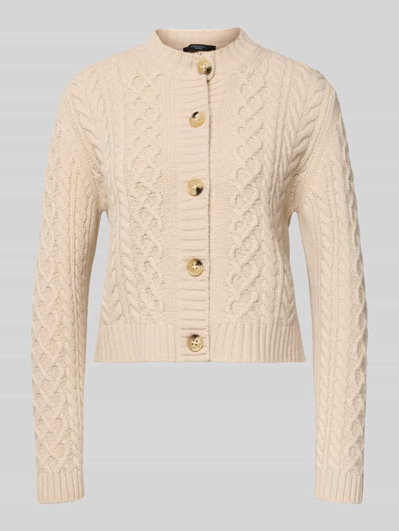 Weekend Max Mara Regular fit gebreid jack van zuivere wol model 'ABITO'