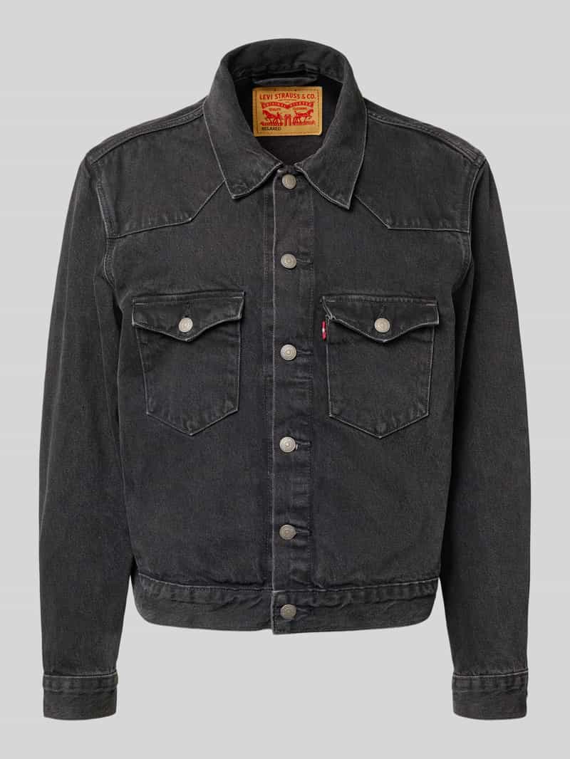 Levi's Relaxed fit jeansjack met borstzakken