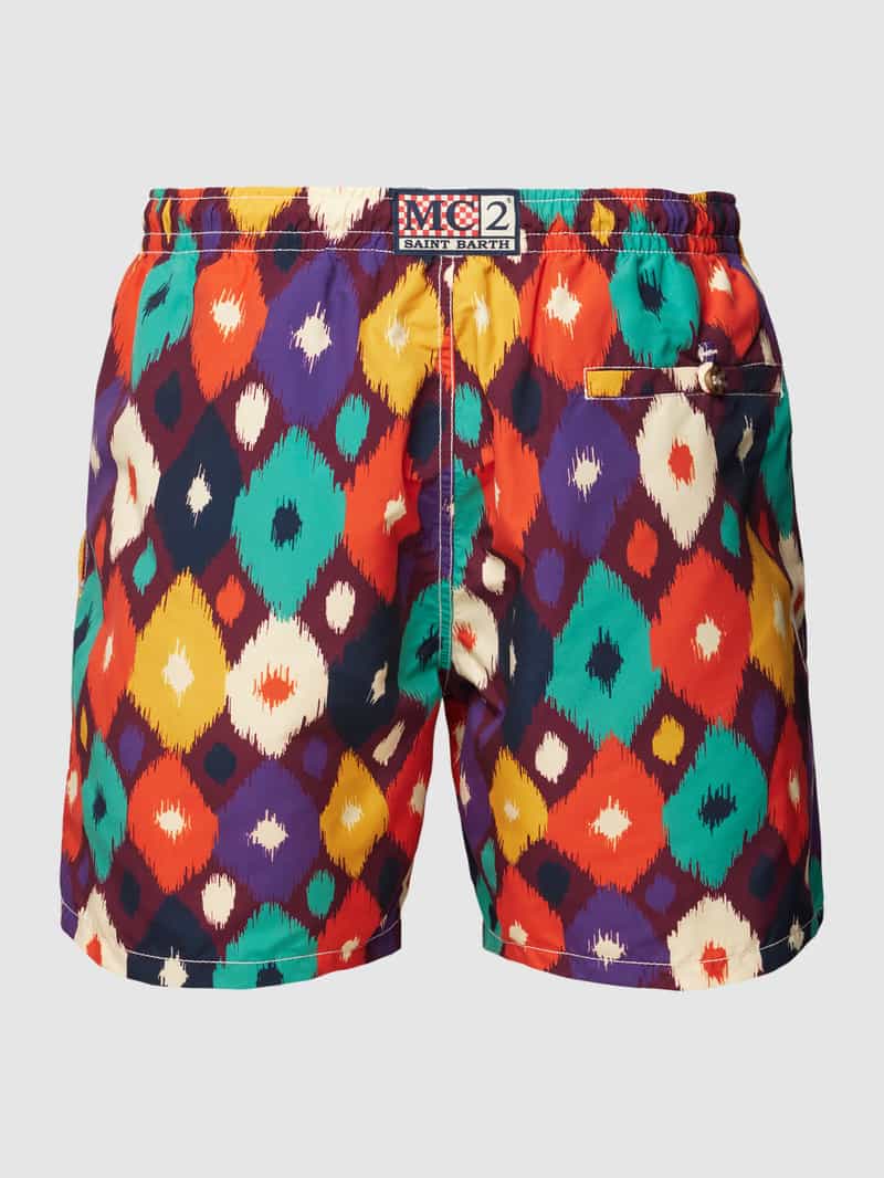 Zwembroek met all-over motief, model 'CAPRESE' MC2 Saint Barth