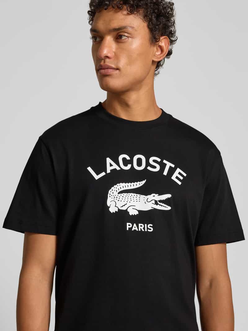 Lacoste Regular fit T-shirt van puur katoen