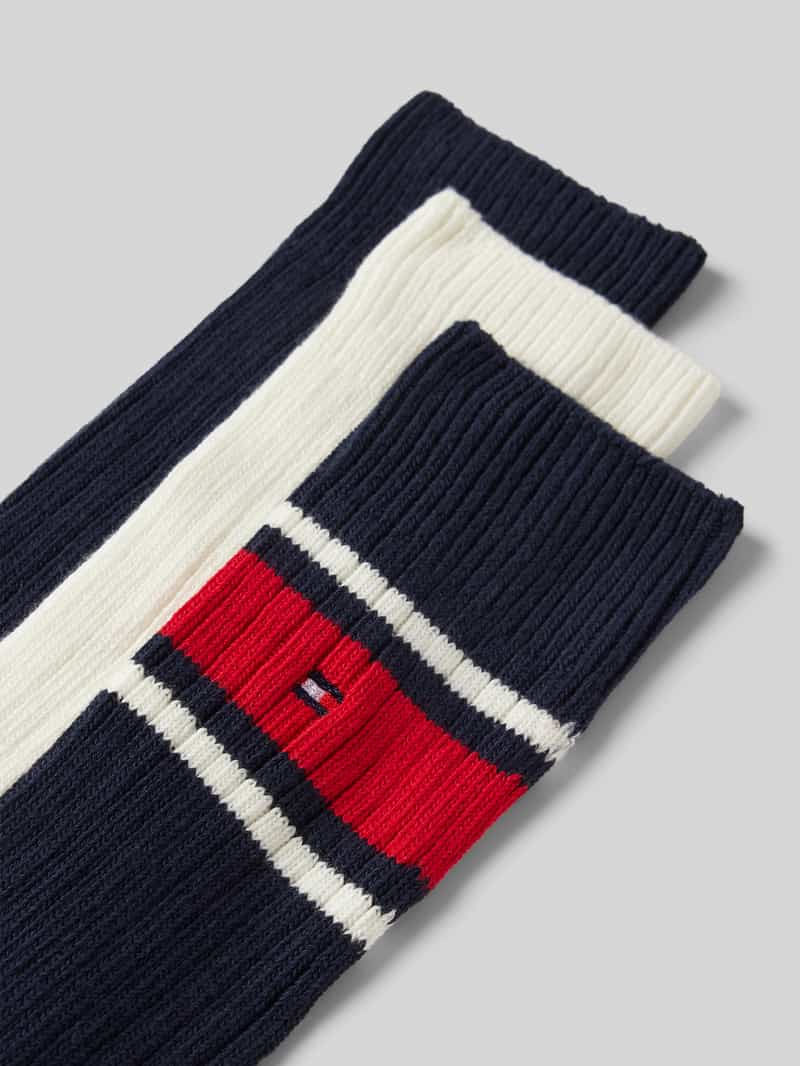 Tommy Hilfiger Sokken in riblook met cadeaubox in een set van 3 paar