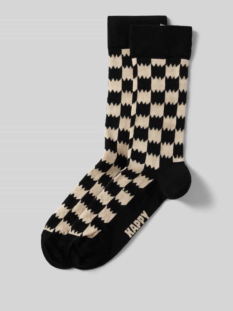 Happy Socks Sokken met labelprint
