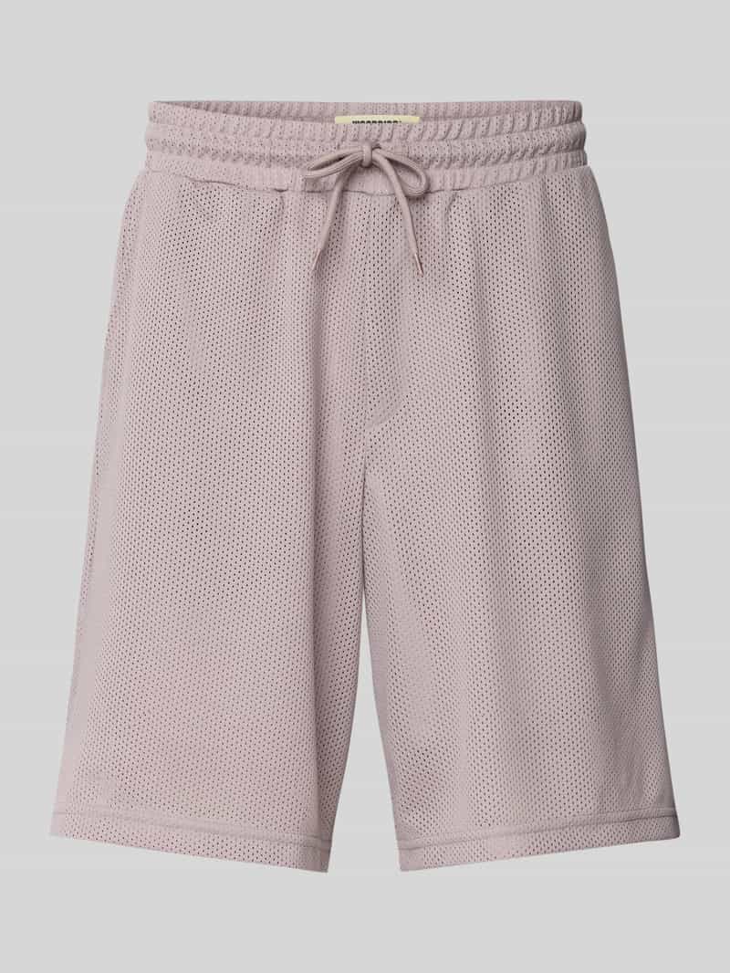 WOODBIRD Straight leg korte broek in semi-transparant design model 'Ben'