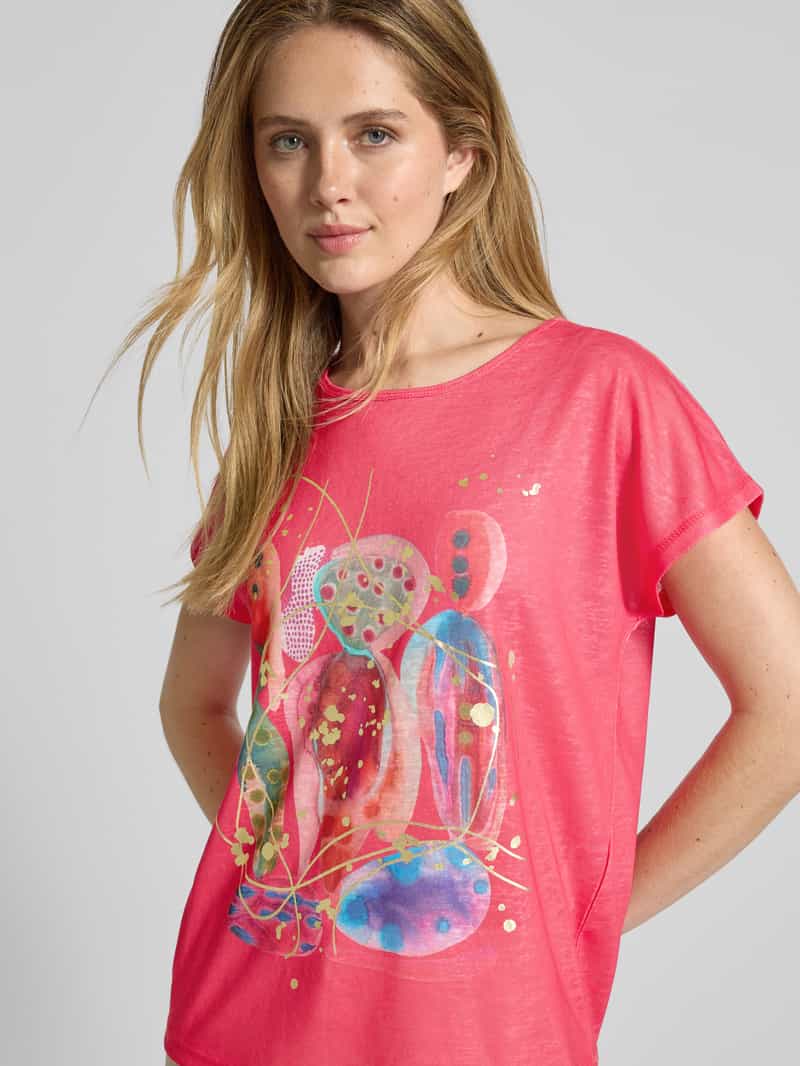Christian Berg Woman T-shirt met motiefprint