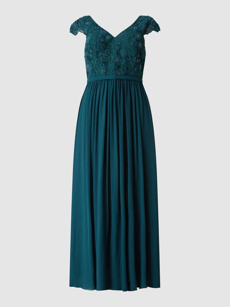 PLUS SIZE avondjurk van kant en chiffon My Mascara Curves