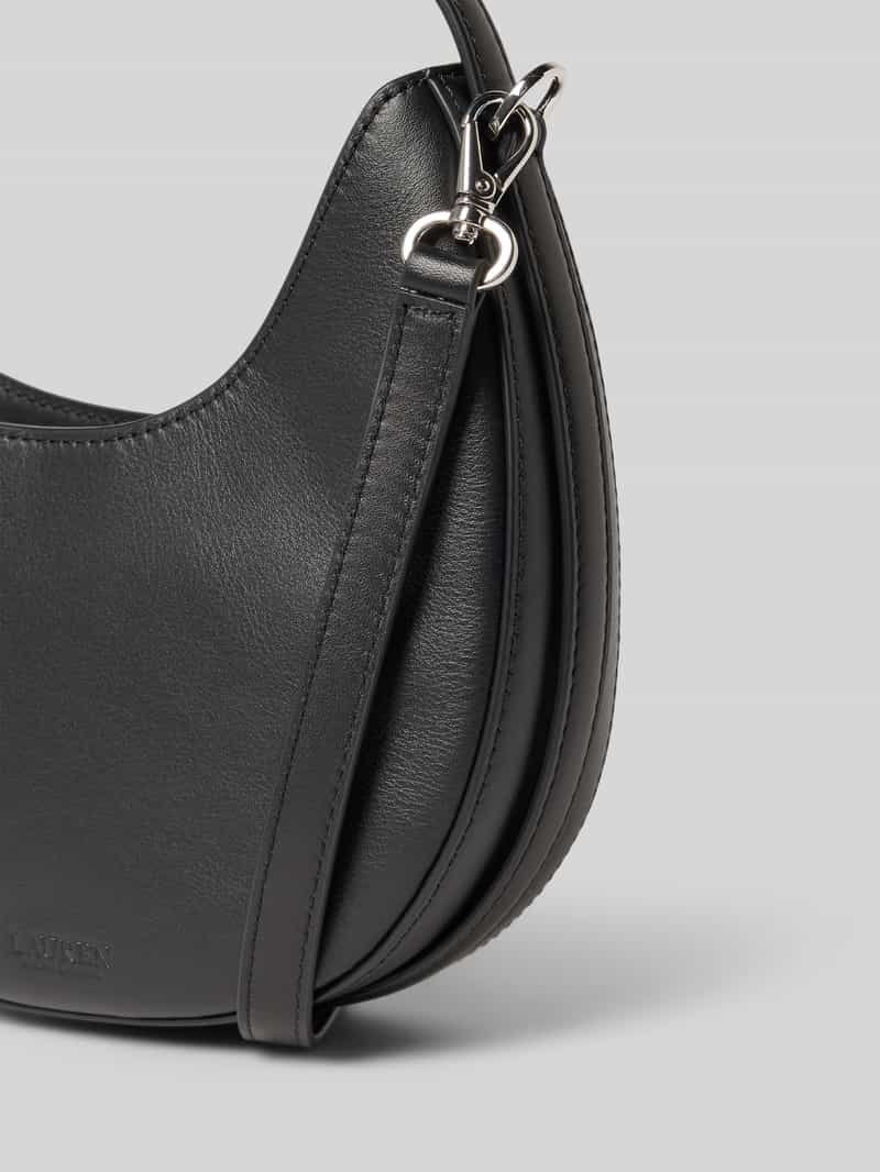 Lauren Ralph Lauren Handtas van runderleer met draagband en schouderband