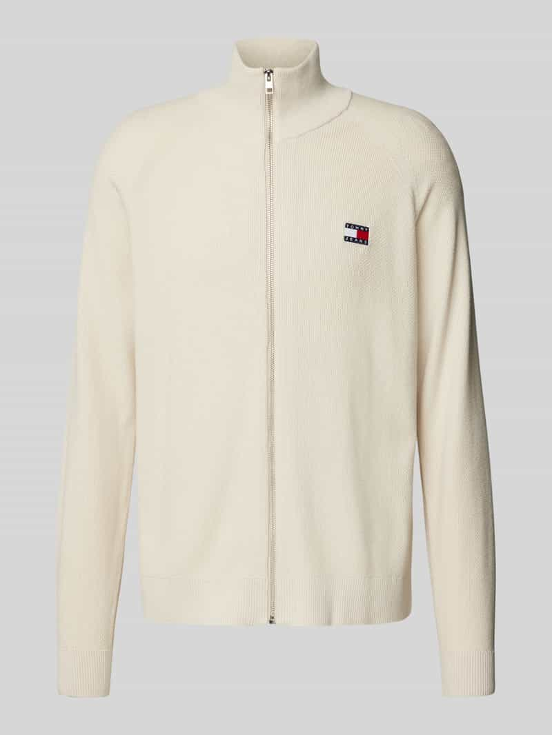 Tommy Jeans Gebreid jack met labelpatch