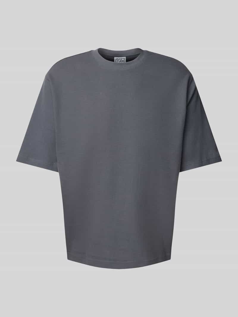 JAKE*S STUDIO MEN Relaxed fit T-shirt met ronde hals