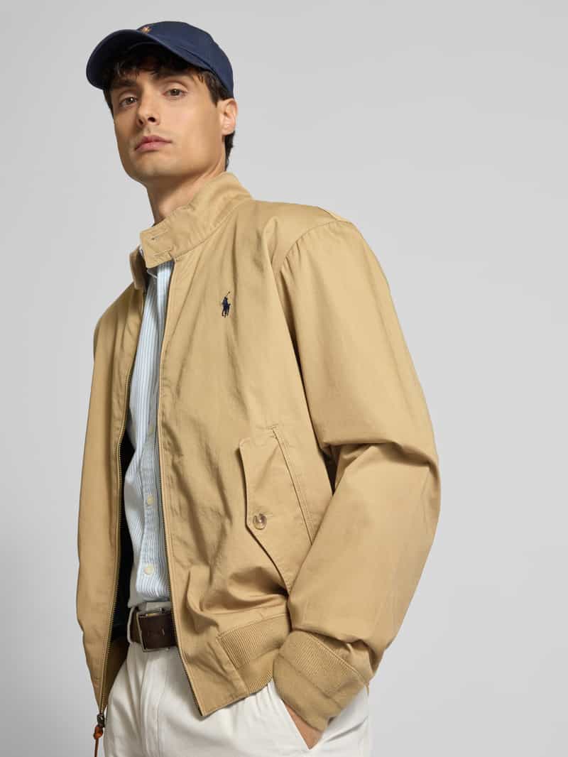 Polo Ralph Lauren Windbreaker met opstaande kraag en klepzakken