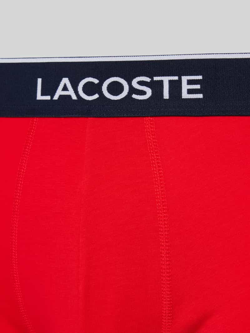 Lacoste Boxershort met elastische band in een set van 3 stuks