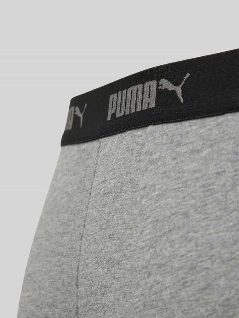 Puma Boxershort met elastische logoband in een set van 4 stuks