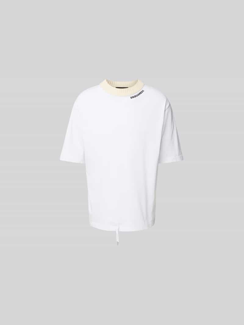 Loose fit t-shirt met tunnelkoord