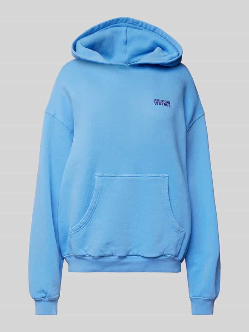 American vintage Oversized hoodie met kangoeroezak model 'ZUBIRD'