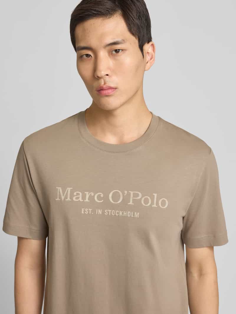 Marc O'Polo Regular fit T-shirt van puur katoen