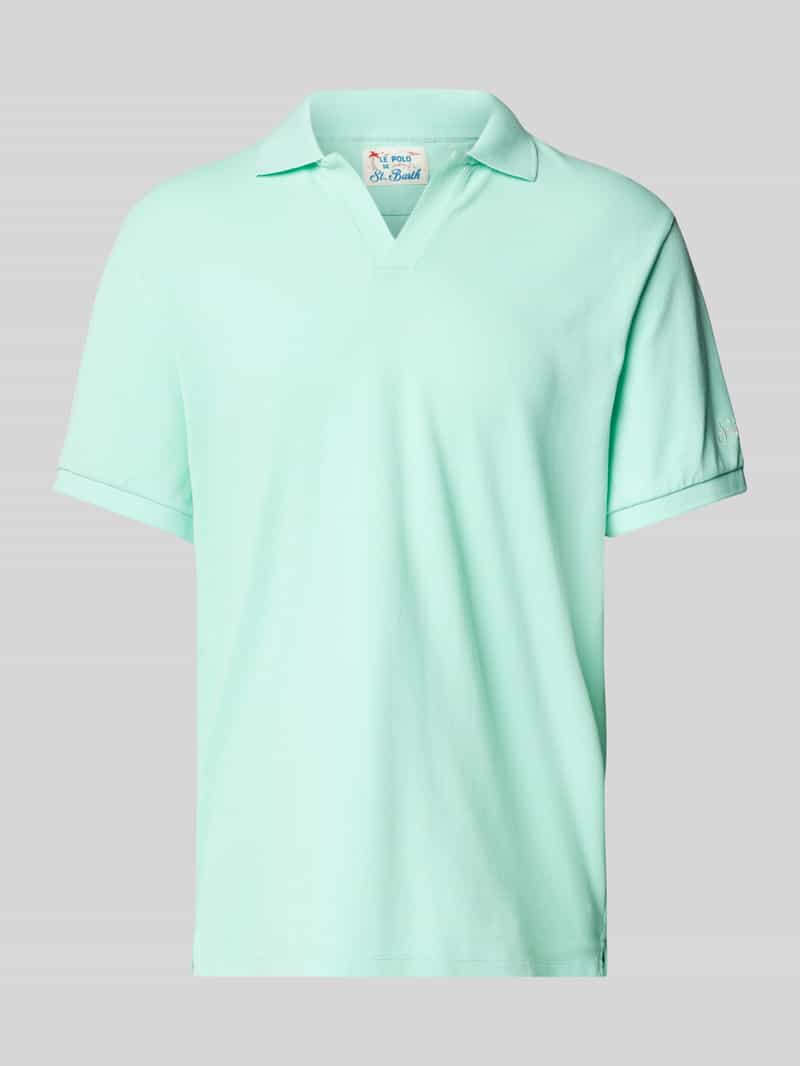 MC2 Saint Barth Regular fit poloshirt met V-hals model 'CHARLES'