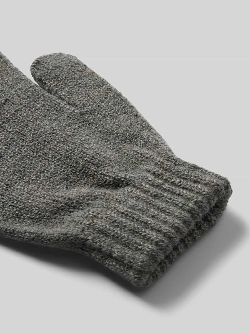 jack & jones Gebreide handschoenen met labeldetail model 'BARRY'
