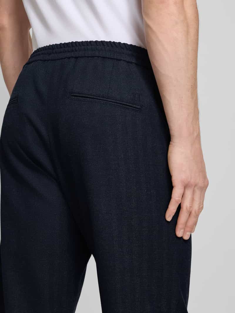 Les Deux Stoffen broek met elastische band
