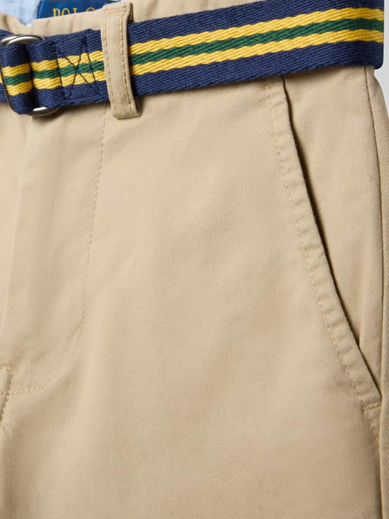 Polo Ralph Lauren Kids Straight fit stoffen broek met steekzakken model 'Bedford'