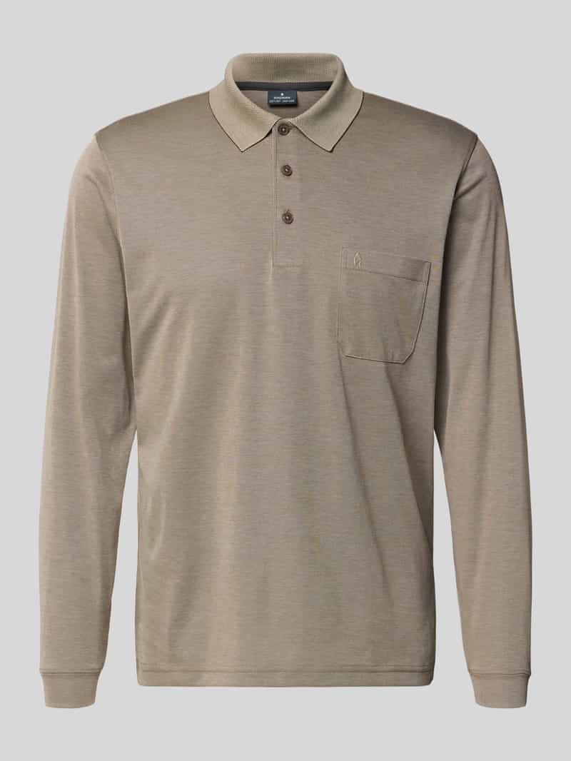 RAGMAN Regular fit poloshirt met borstzak