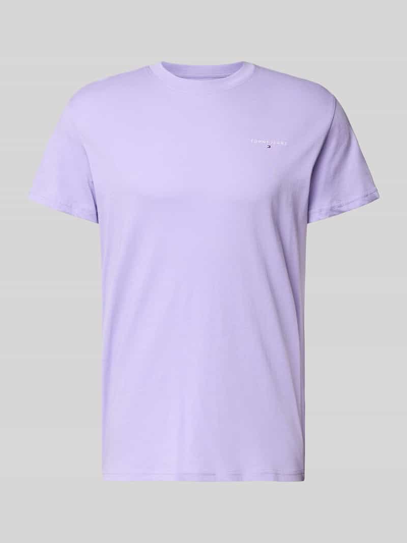 Tommy Jeans Slim fit T-shirt van puur katoen